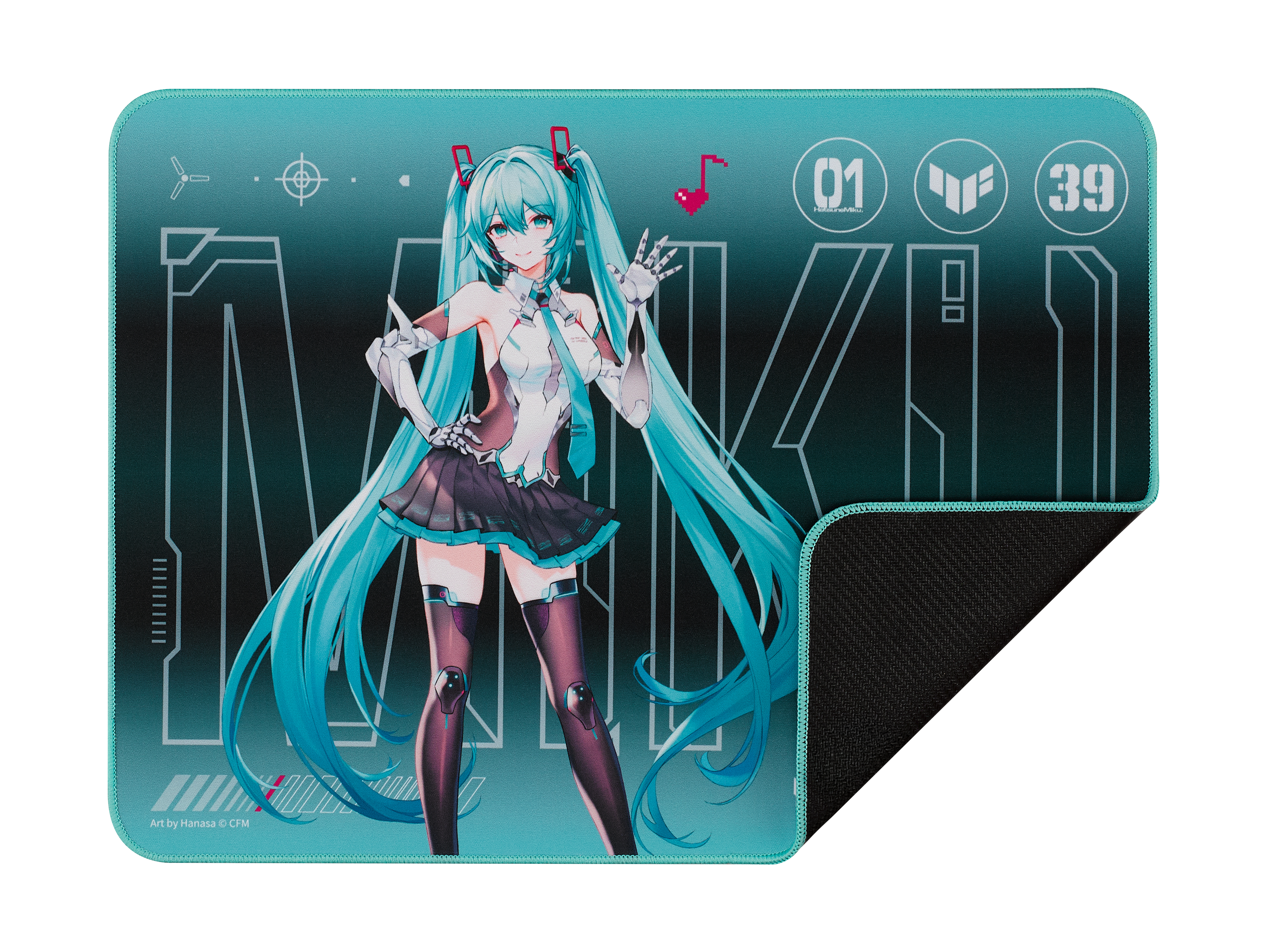ASUS TUF Gaming P1 Hatsune Miku Edition - Mauspad, Ansicht 4