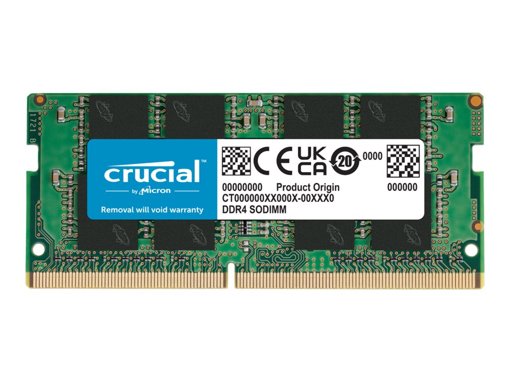 Crucial - DDR4 - Modul - 8 GB - SO DIMM 260-PIN - 1600 MHz / PC4-25600 - CL22 - 1.2 V - ungepuffert - non-ECC