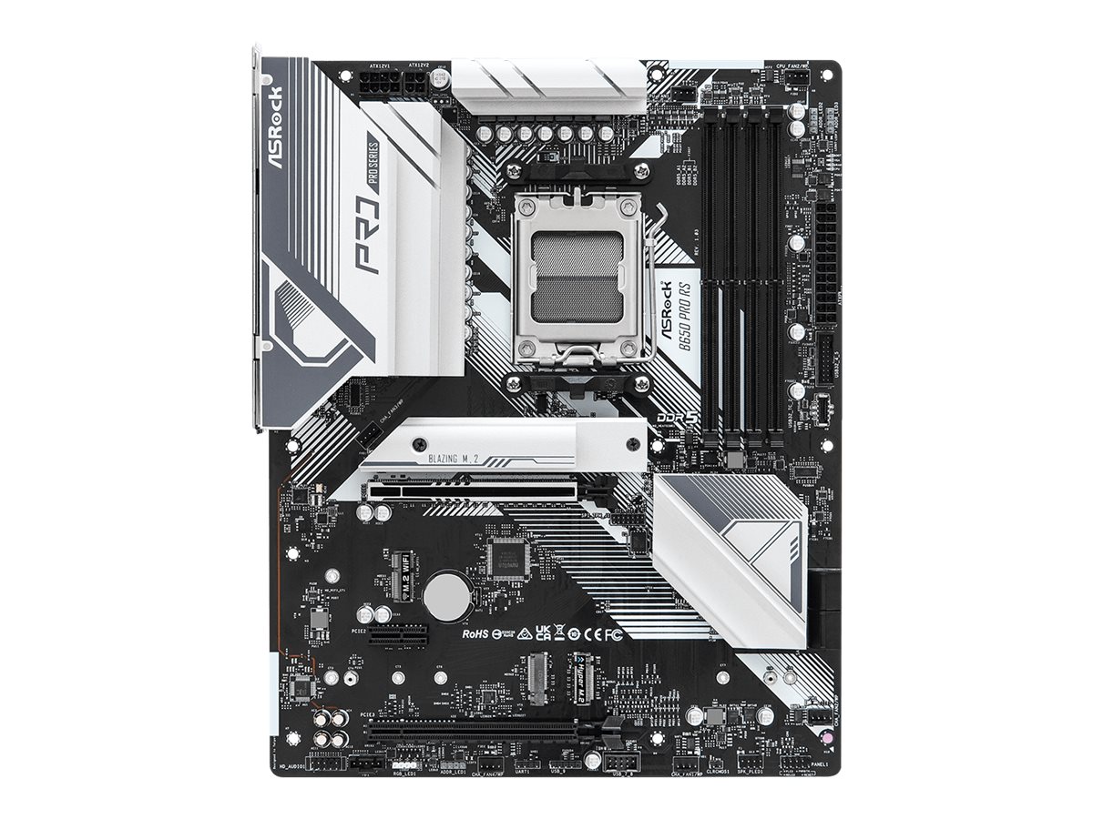 ASRock B650 Pro RS - Motherboard - ATX - Socket AM5 - AMD B650 Chipsatz - USB 3.2 Gen 1, USB 3.2 Gen 2, USB-C 3.2 Gen2, 