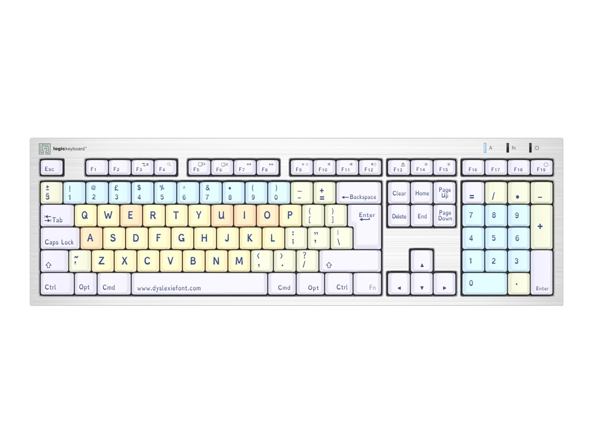 Logickeyboard Dyslexie ALBA Slimline - Tastatur