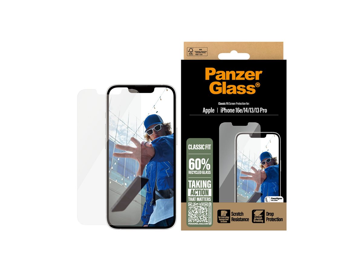 PanzerGlass Bildschirmschutz für Handy - Klassische Passform mit EasyAligner, Ansicht 2