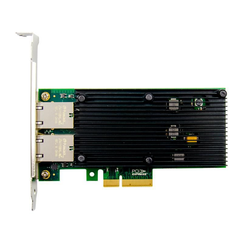 MicroConnect MC-PCIE-X550 - Eingebaut - Kabelgebunden - PCI Express - Ethernet - 10000 Mbit/s - Schwarz, Ansicht 3