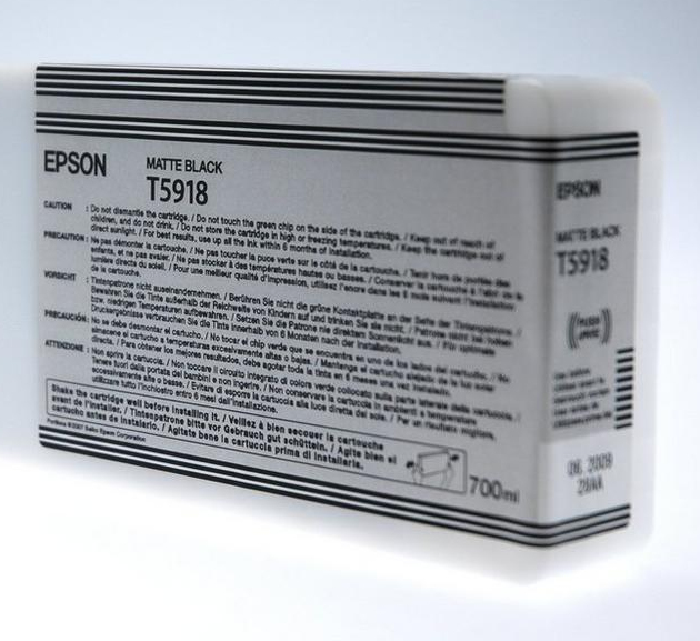 Epson T5918 Ink Cartridge Matte Black, Ansicht 2