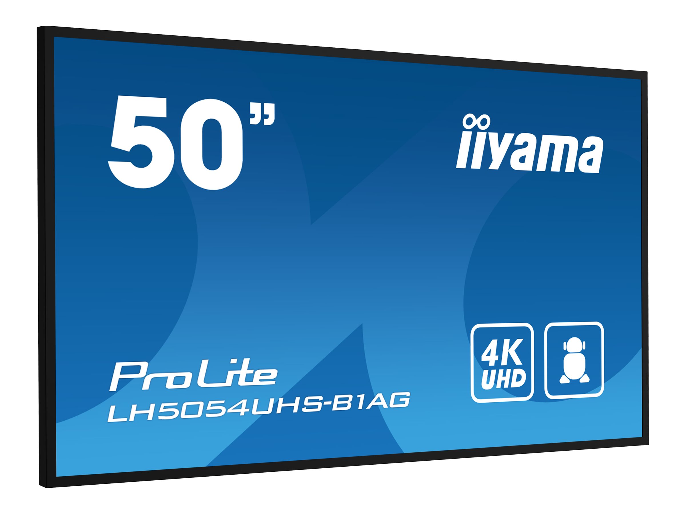 Iiyama LH5054UHS-B1AG - 125.7 cm (50") Diagonalklasse LH54 Series LCD-Display mit LED-Hintergrundbeleuchtung - interaktive Digital Signage - mit Integrierter SoC-Mediaplayer - 4K UHD (2160p)