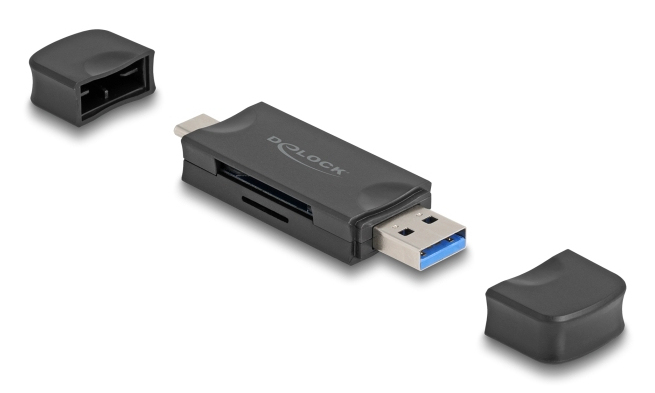 Delock Kartenleser (microSD, SD) - USB 3.0/USB-C, Ansicht 4