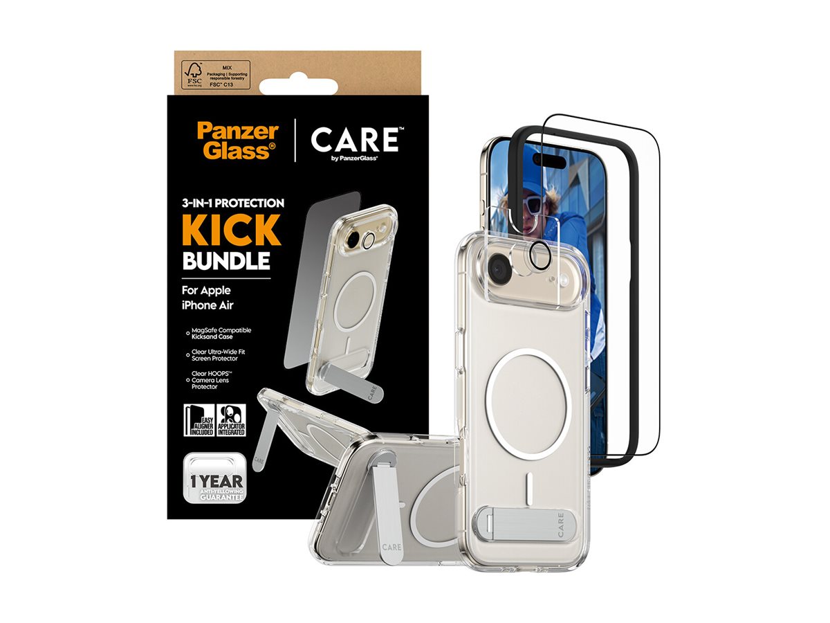 PanzerGlass CARE by PanzerGlass 3-in-1 Kick Bundle - Hintere Abdeckung für Mobiltelefon, Ansicht 3
