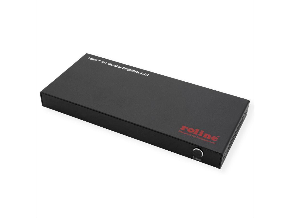 ROLINE HDMI Switch 8K60Hz 4fach mit IR, Ansicht 2