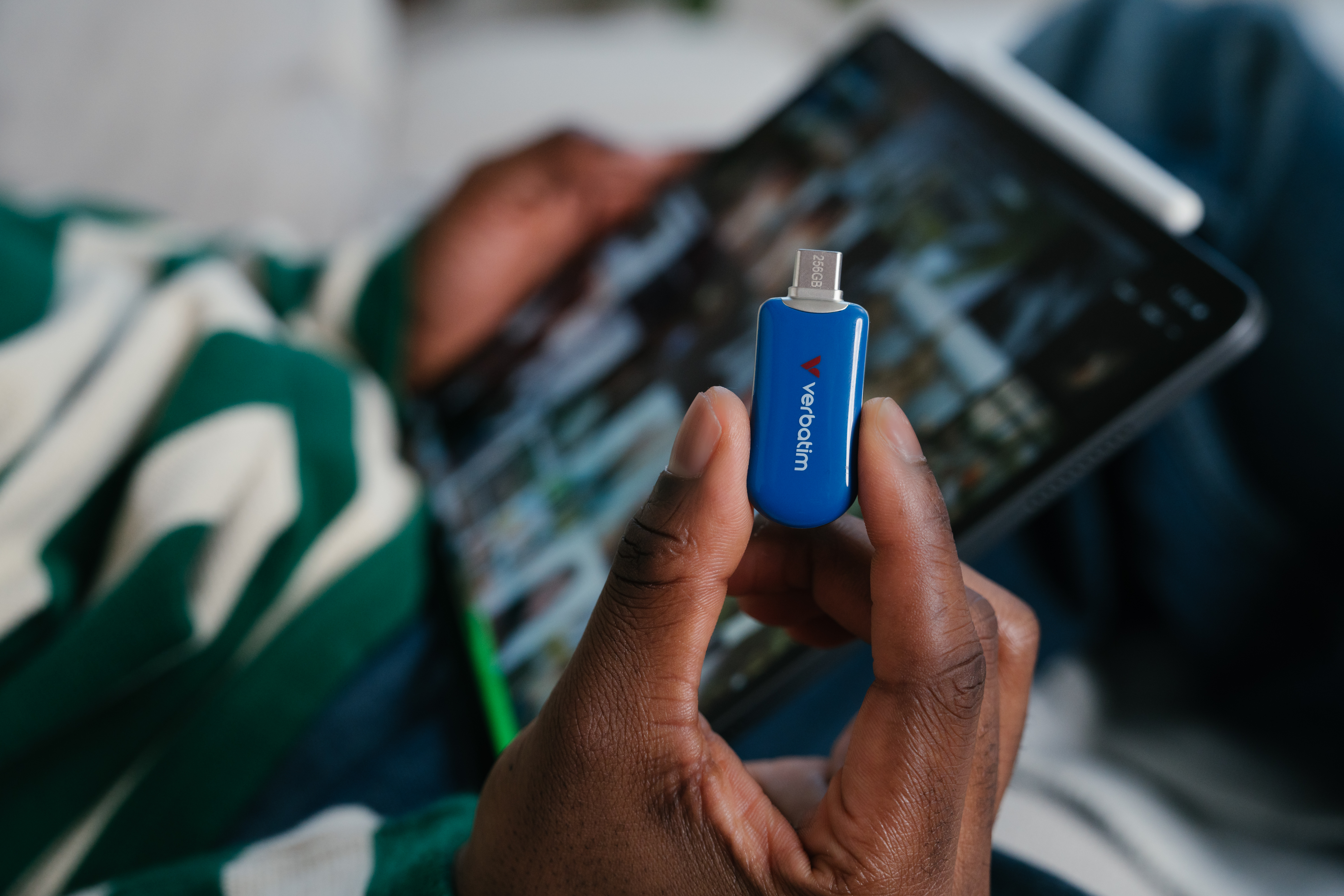 Verbatim Plectra Blue USB-C Flash Drive 30232 - USB-Stick - 64 GB, Ansicht 2