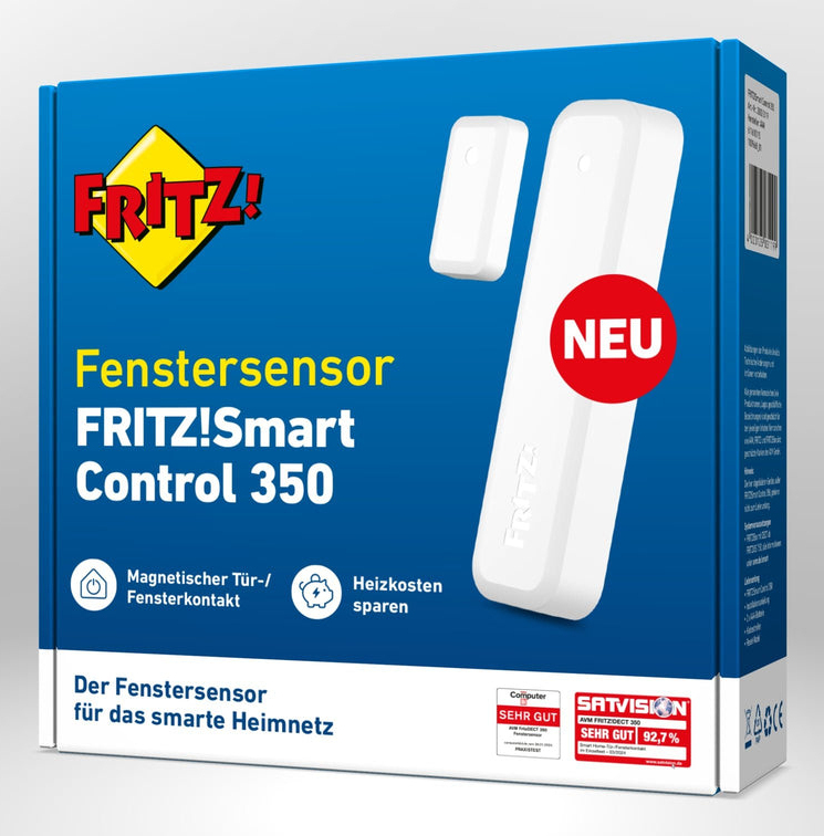 FRITZ! Smart Control 350 - Kabellos - Weiß - 40 m - Tuer/Fenster - 0 - 50°C, Ansicht 3