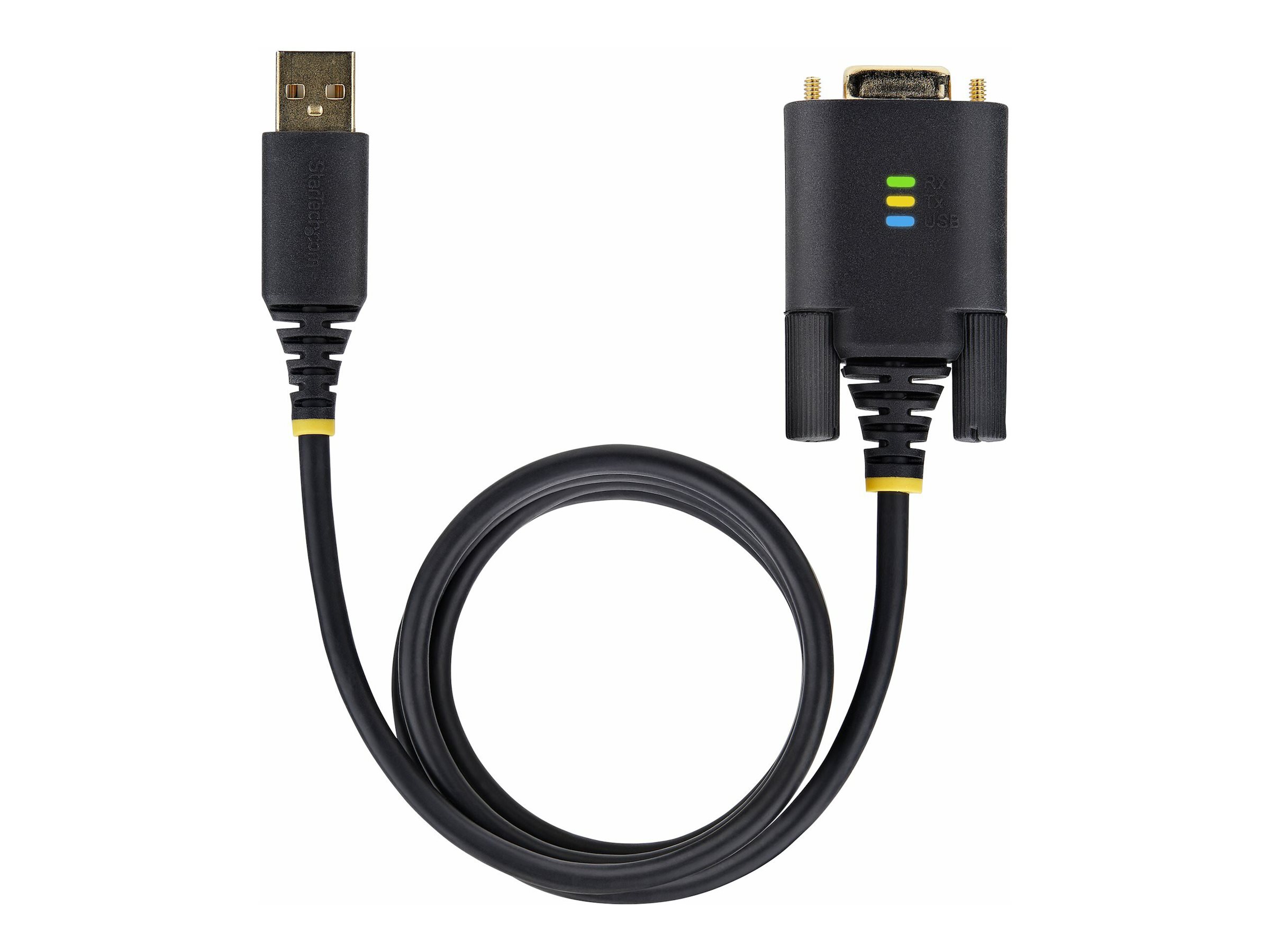 StarTech.com 10ft (3m) USB to Serial Adapter Cable, Interchangeable DB9 Screws/Nuts, COM Retention, USB-A to DB9 RS232, Ansicht 4