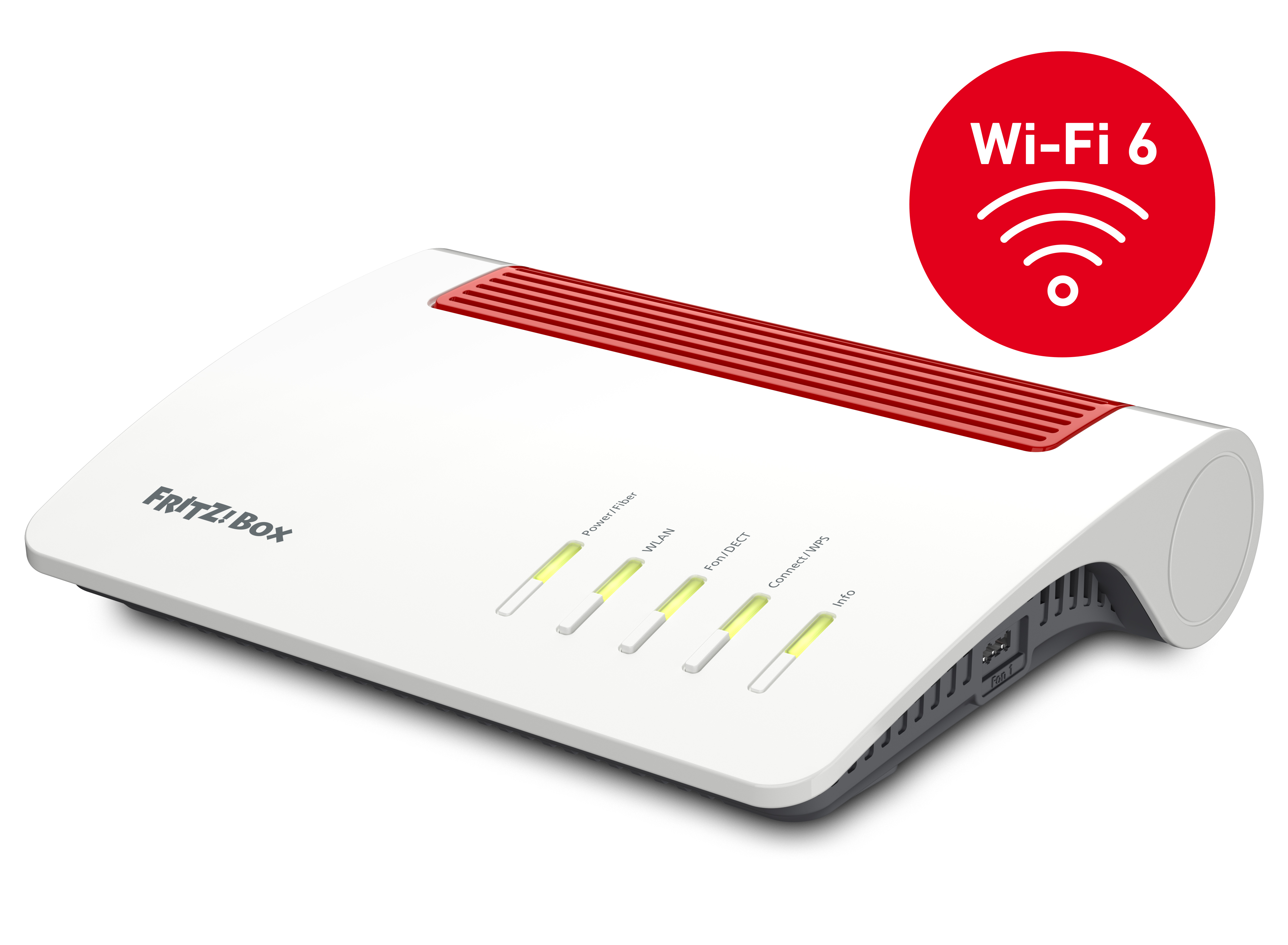 AVM FRITZ!Box 5590 Fiber - Wireless Router - Netz - GPON-Terminal / Stimmen-Karte - GigE, 2.5 GigE, GPON, Ansicht 3