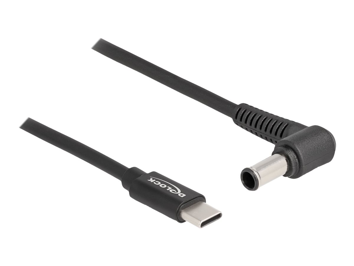 Delock Stromkabel - 24 pin USB-C (M) zu Gleichstromstecker 60 x 43 mm (M)