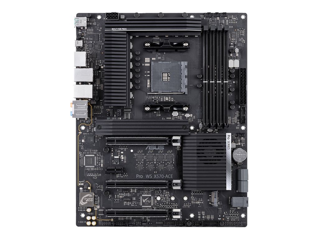 ASUS Pro WS X570-ACE - Motherboard - ATX - Socket AM4 - AMD X570 Chipsatz - USB-C Gen2 USB 3.2 Gen 1 USB 3.2 Gen 2 - 2 x Gigabit LAN - Onboard-Grafik (CPU erforderlich)