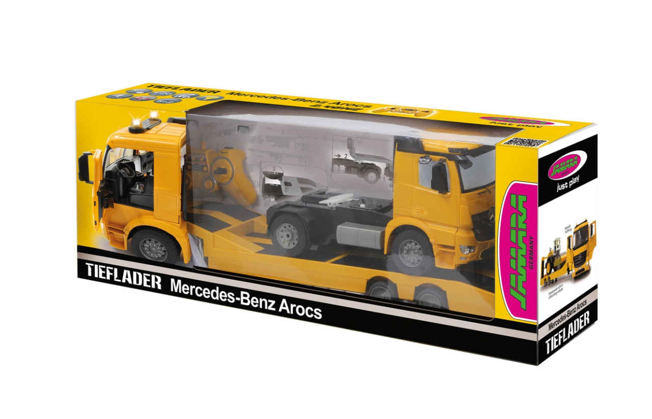 JAMARA Tieflader Mercedes Arocs - Lastwagen auf der Straße - 1:20 - 6 Jahr(e) - 1,44 kg, Ansicht 2
