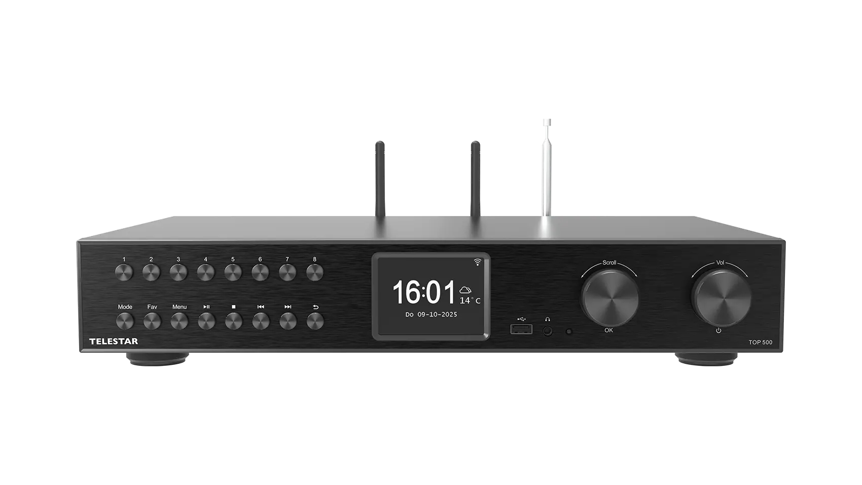 Telestar TOP 500 Schwarz Multifunktionsradios HiFi-Baustein, Ansicht 4