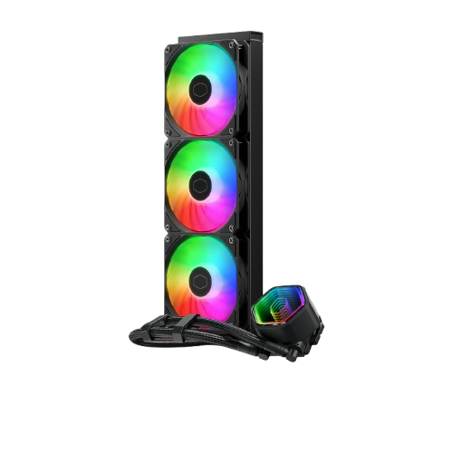 Cooler Master MasterLiquid 360 Core II - Prozessor-Flüssigkeitskühlsystem - Kühlergröße: 360 mm - Schwarz, Ansicht 2