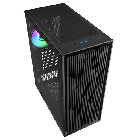 Sharkoon VK2 RGB ATX Black schwarz, Ansicht 4
