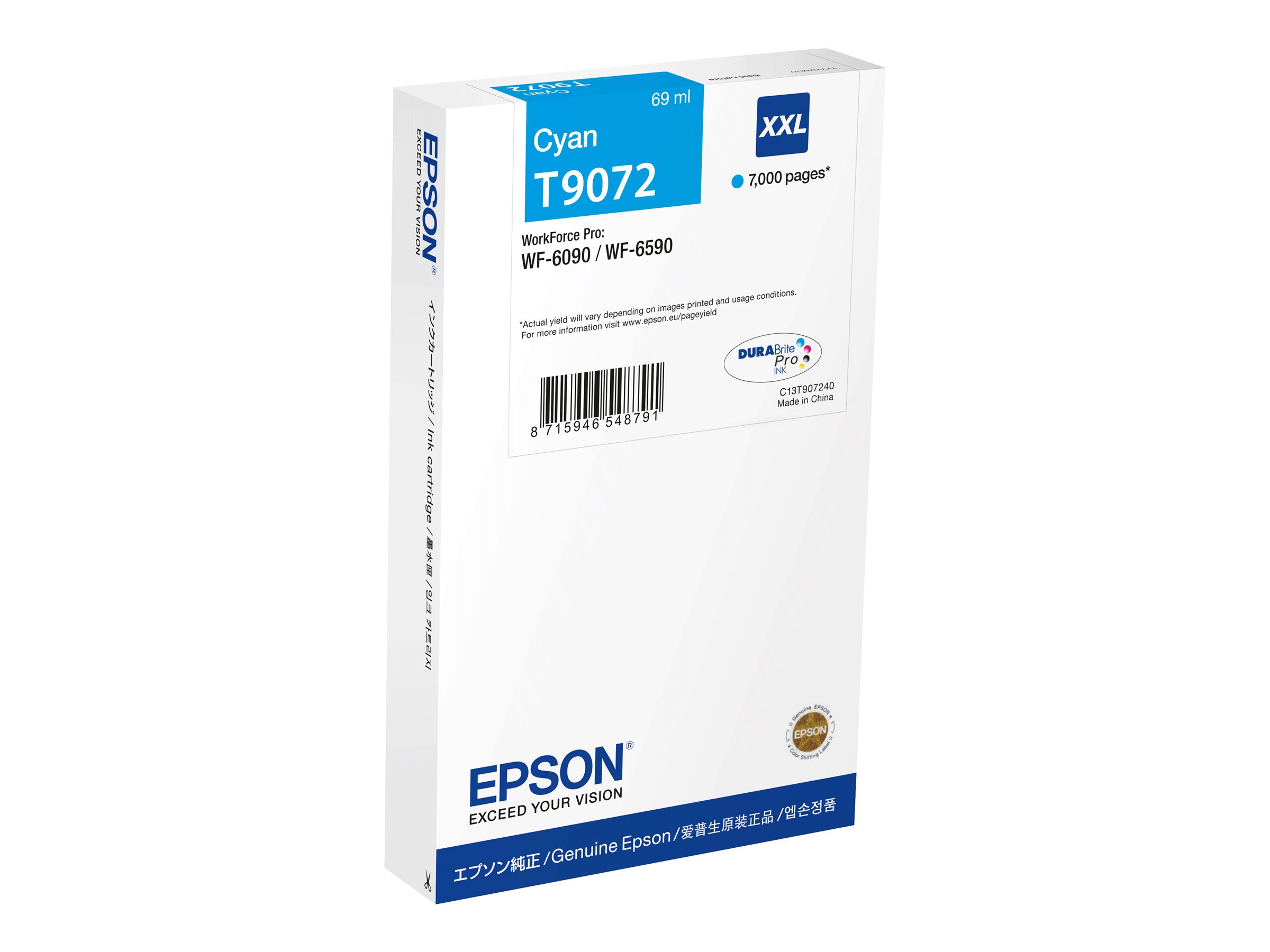 Epson T9072 - 69 ml - Größe XXL - Cyan - original