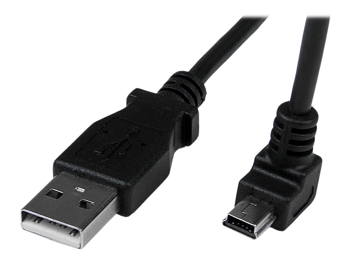 StarTech.com 2m USB auf Mini USB Anschlusskabel abgewinkelt - USB A zu Mini B Kabel - 1 x USB A (St)