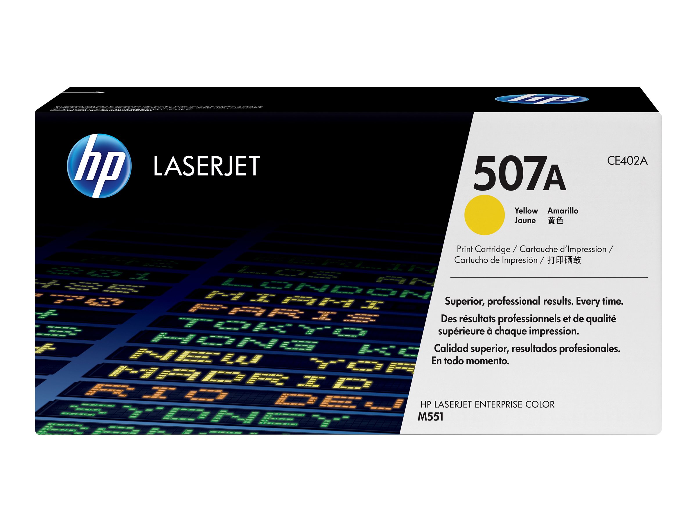 HP 507A - Gelb - original - LaserJet - Tonerpatrone (CE402A)