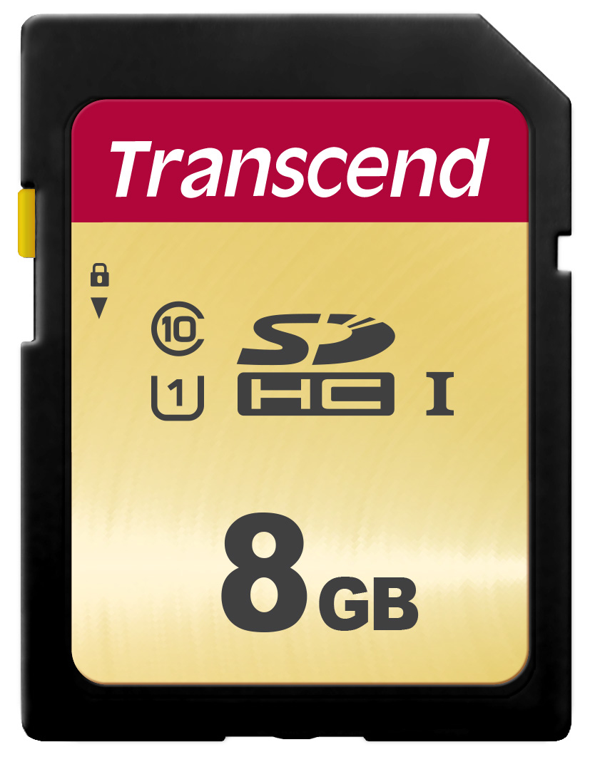 Transcend 500S - Flash-Speicherkarte - 8 GB - UHS-I U1 / Class10, Ansicht 2