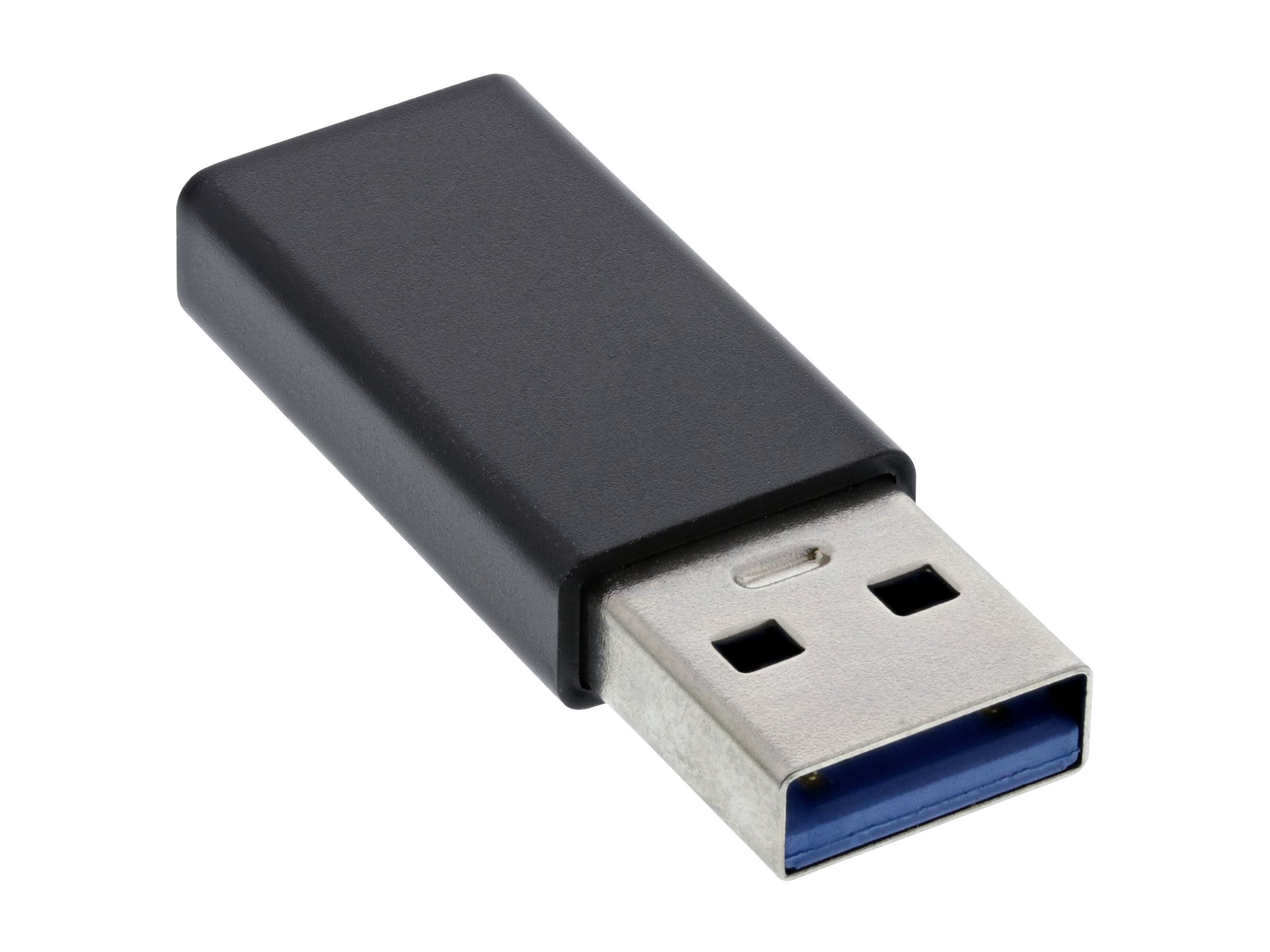 InLine USB 3.2 Gen.2 Adapter - USB-A Stecker auf USB-C Buchse