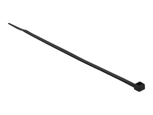 Delock - Kabelbinder - wärmebeständig - 38 cm - Schwarz (Packung mit 100)