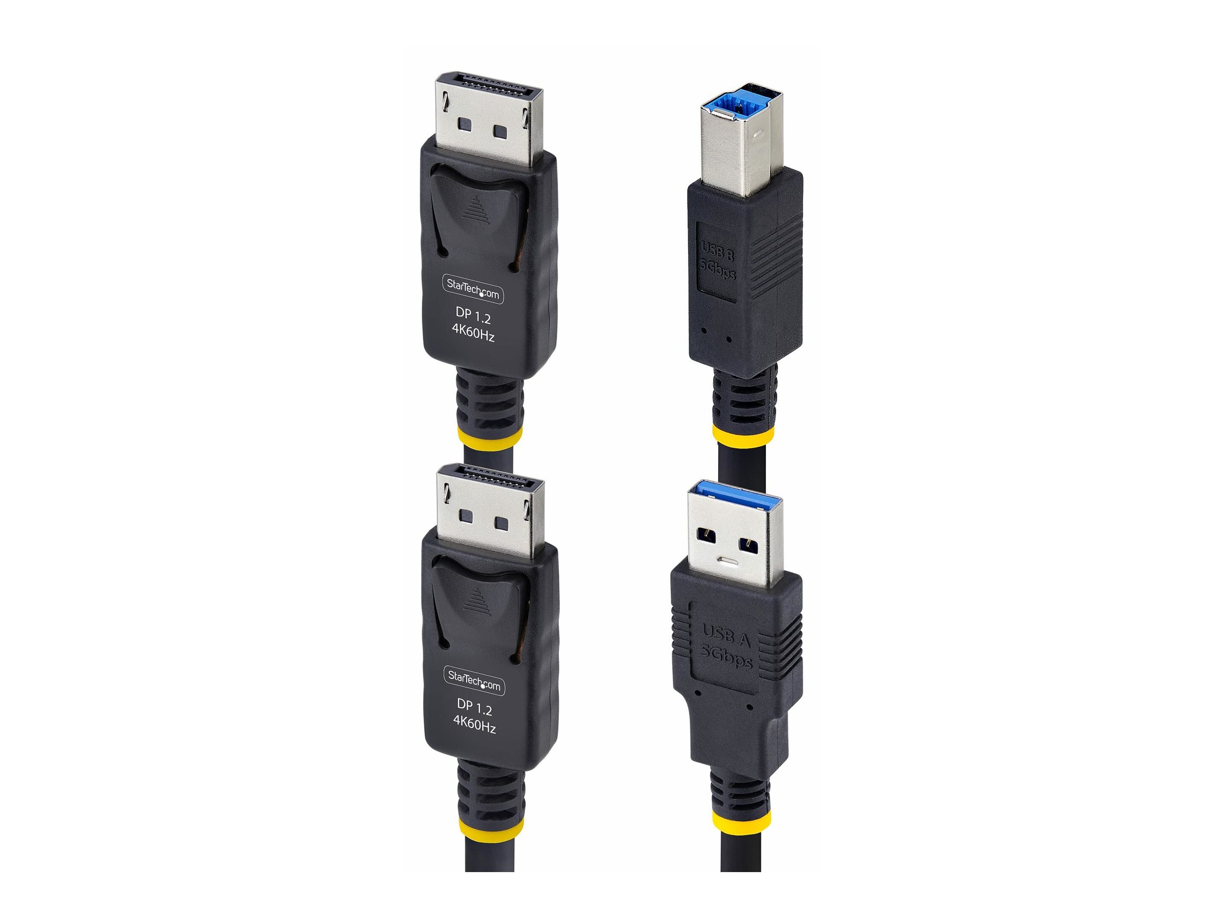 StarTech.com 10ft (3m) DisplayPort and USB 5Gbps KVM Cable - Tastatur-  Video-  Maus- (KVM-)