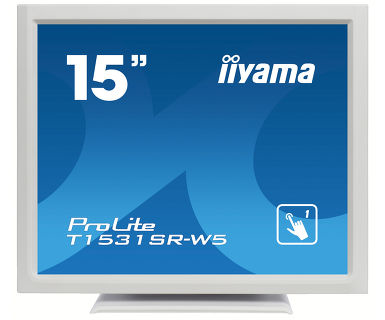 Iiyama ProLite T1531SR-W5 - 38,1 cm (15 Zoll) - 1024 x 768 Pixel - LED - 8 ms - Weiß