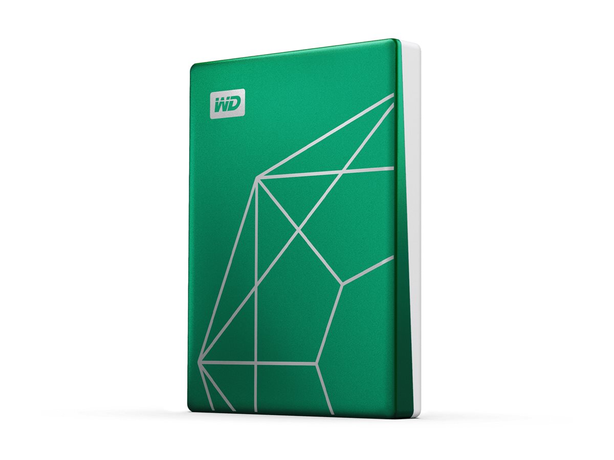 WD My Passport Ultra WDBJXT0020BGN-WESN - 20th Emerelad Anniversary Edition - Festplatte - verschlüsselt - 2 TB - extern (tragbar)