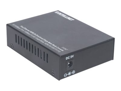 Intellinet Fast Ethernet WDM Bi-Directional Single Mode Media Converter, 10/100Base-Tx to 100Base-Fx (SC)