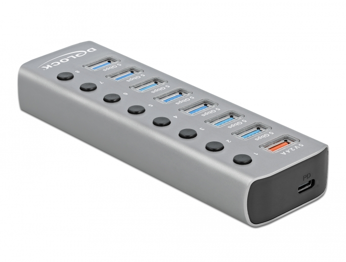 Delock Hub - 7 x USB 3.2 Gen 1 - Desktop Image