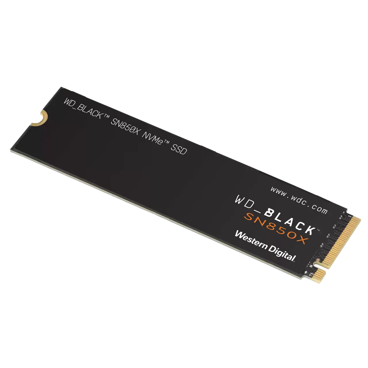 WD WD_BLACK SN850X NVMe SSD WDBB9G0010BNC - SSD - 1 TB - intern - M.2 2280 - PCIe 4.0 (NVMe), Ansicht 3