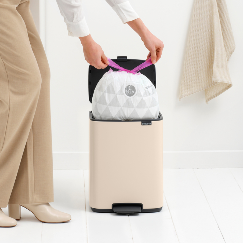 Brabantia Treteimer Bo 12 Liter Soft Beige, Ansicht 2