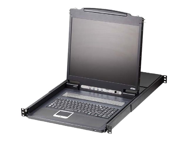 ATEN LCD KVM Switches CL1308N - KVM-Konsole mit KVM-Switch - 8 Anschlüsse - PS/2, USB - 48.3 cm (19")
