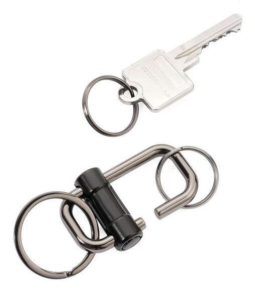 Troika Schlüsselanhänger 2-WAY KEY schwarz, Ansicht 2