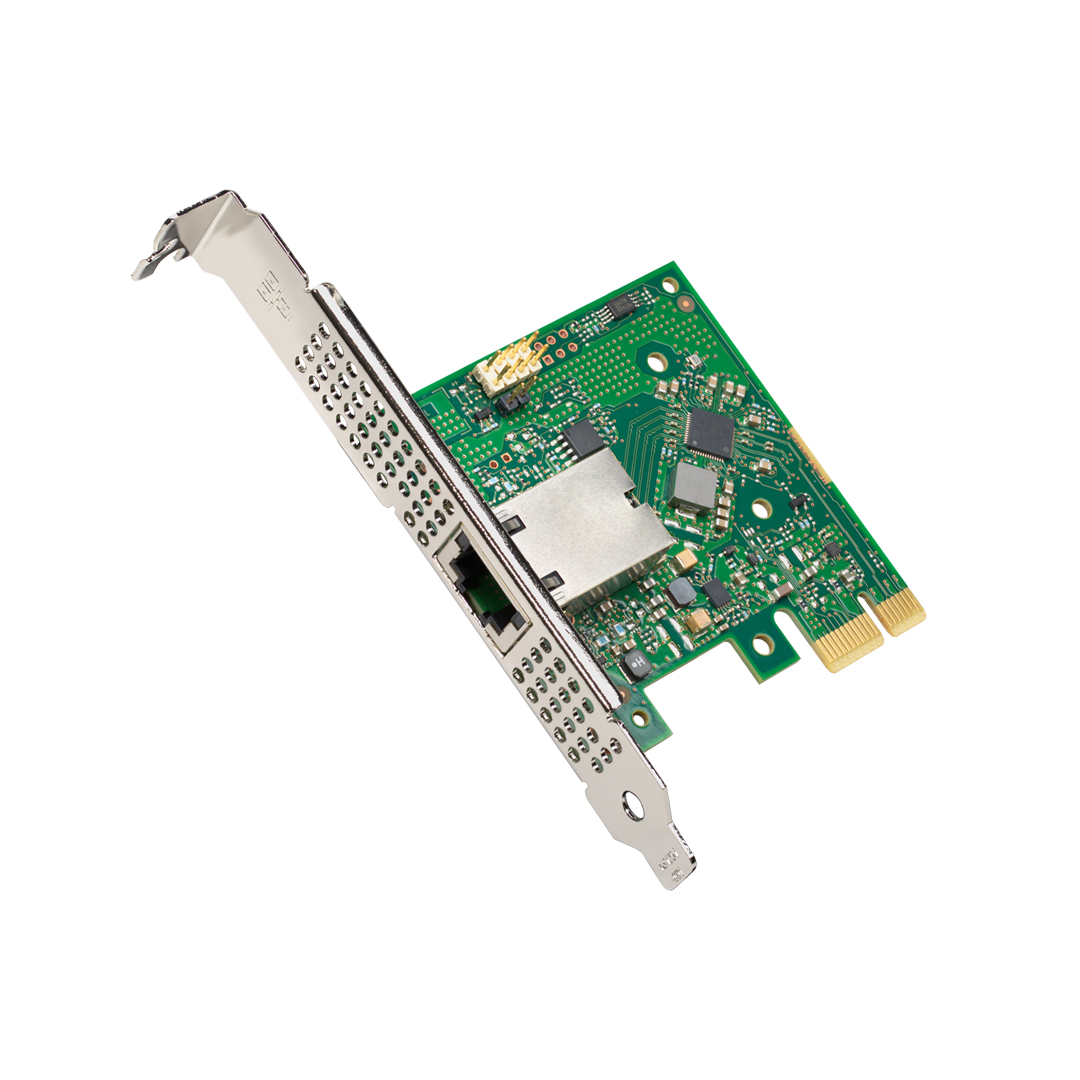 Intel I225-T1 - Eingebaut - Kabelgebunden - PCI Express - Ethernet - 2500 Mbit/s - Grün - Grau