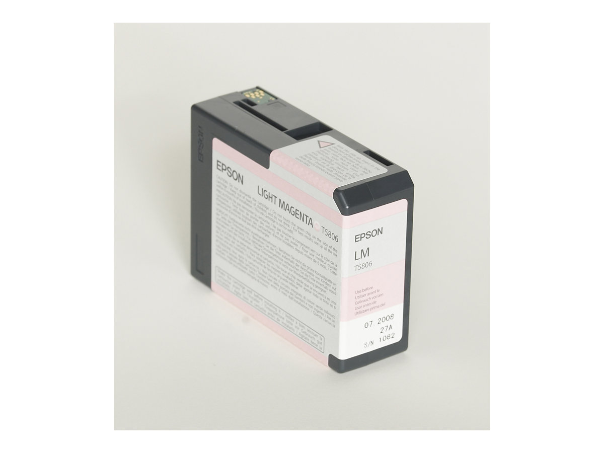 Epson T5806 - 80 ml - hellmagentafarben - original - Tintenpatrone - für Stylus Pro 3800, Pro 3880