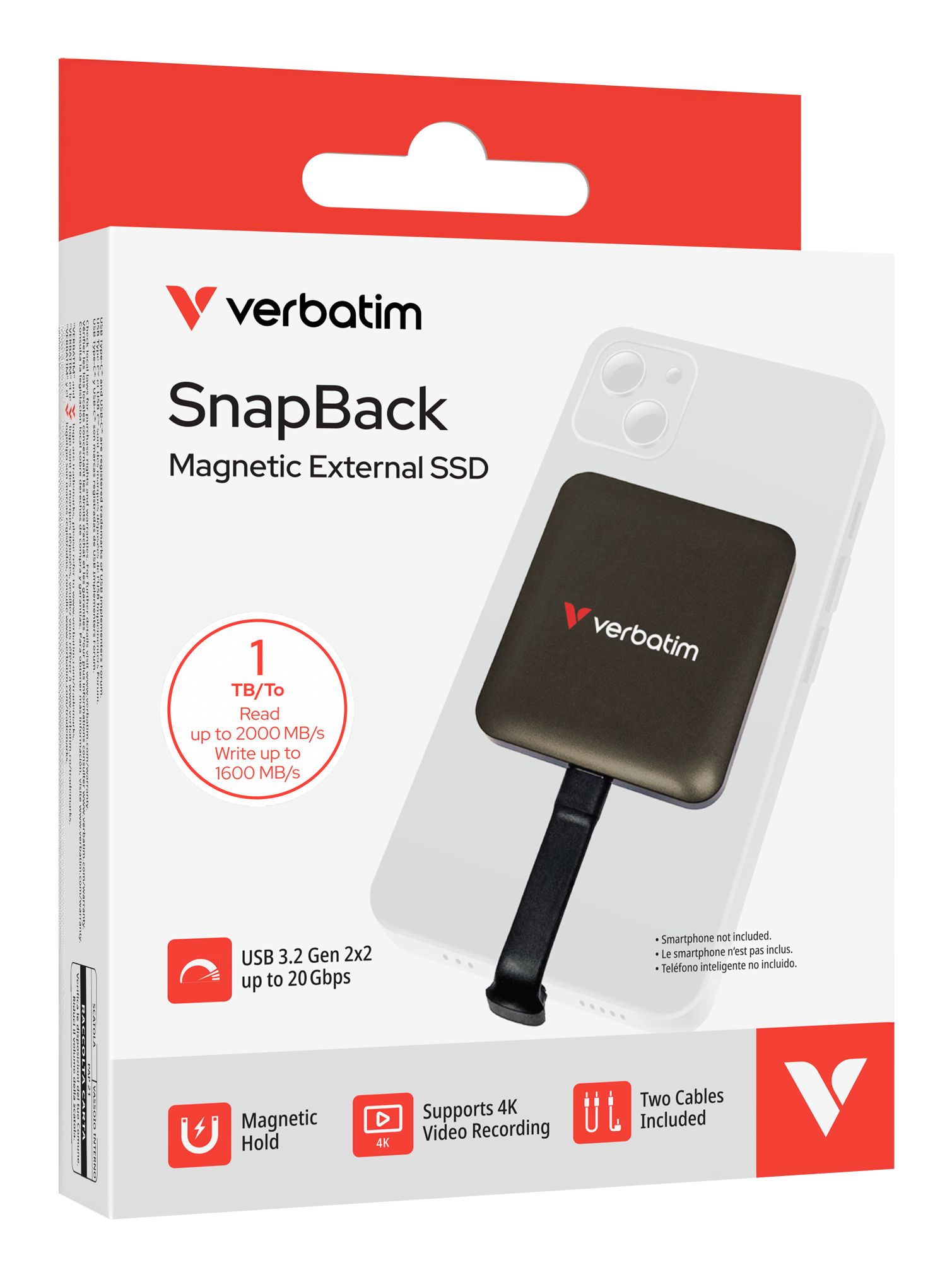 Verbatim SnapBack SSD Mocha Metallic, Ansicht 2