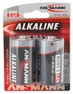 Ansmann RED LINE - Batterie 2 x D - Alkalisch, Ansicht 2