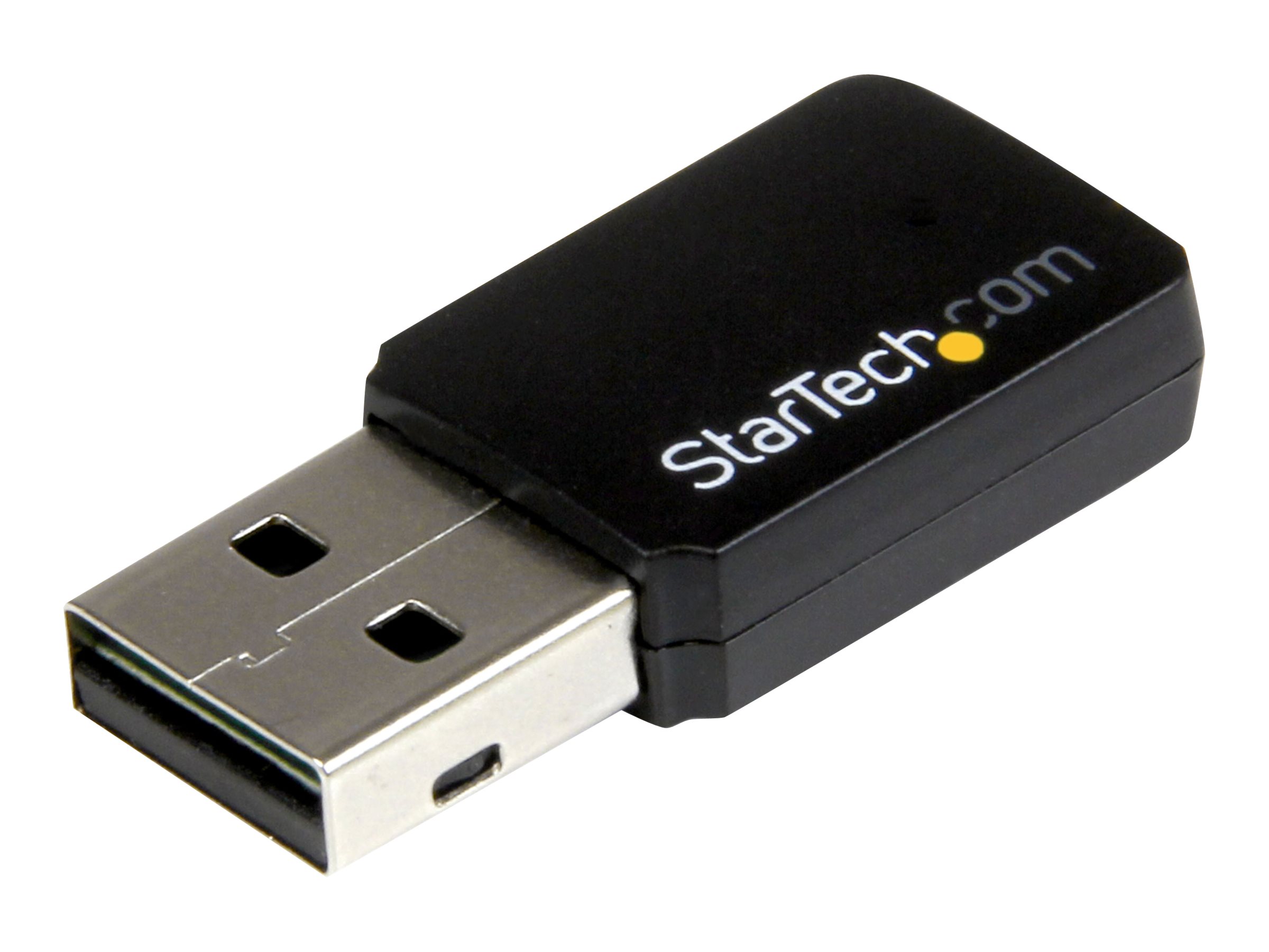 StarTech.com USB 2.0 AC600 Mini Dual Band Wireless-AC Network Adapter - 1T1R 802.11ac WiFi Adapter - 2.4GHz / 5GHz USB Wireless (USB433WACDB) - Netzwerkadapter - USB 2.0 - Wi-Fi 5