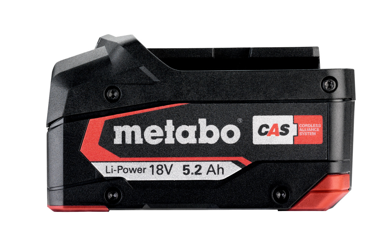 Metabo 625028000 - Akku - Lithium-Ion (Li-Ion) - 5,2 Ah - 18 V - Metabo - Bohrer, Ansicht 2