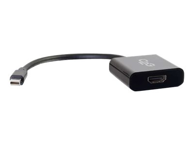 C2G Mini DisplayPort to HDMI Active Adapter Converter 4K UHD - Black - Videoanschluß - Mini DisplayPort (M)