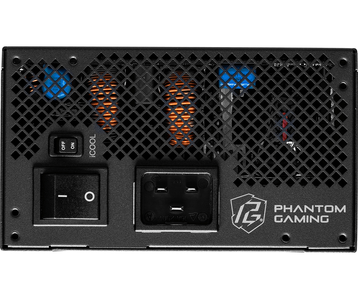 ASRock Phantom Gaming PG-1600G ATX 80+ Gold BK retail - Netzteil - ATX, Ansicht 4