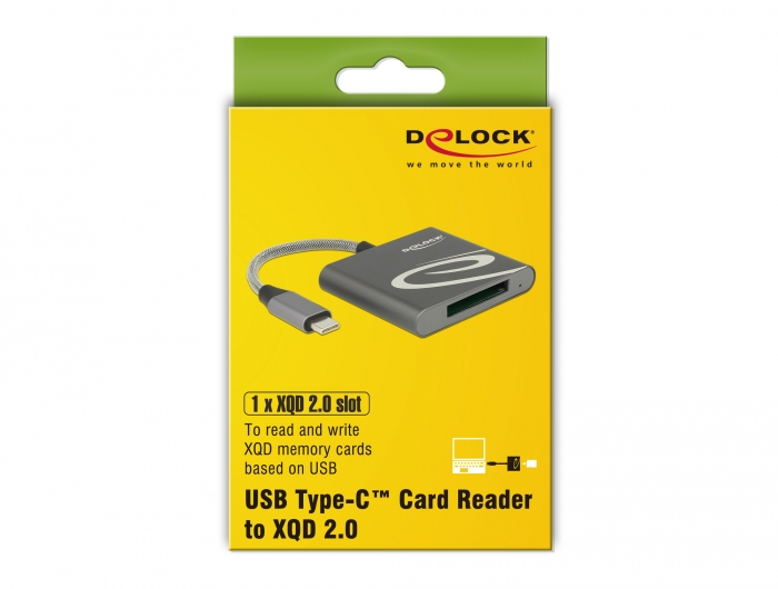 Delock Kartenleser (XQD, XQD 2.0) - USB 3.1, Ansicht 3