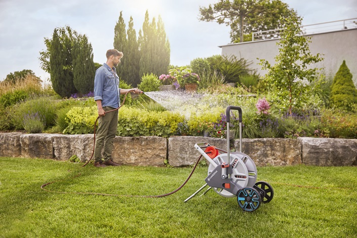 Gardena AquaRoll M Easy Metall Set - Schlauchwagen, Ansicht 2