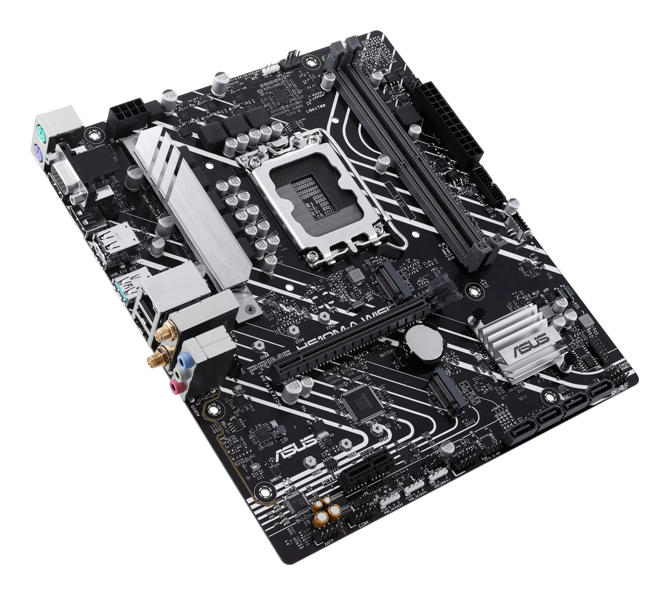 ASUS PRIME H610M-A WIFI - Motherboard - micro ATX - LGA1700-Sockel - H610 Chipsatz, Ansicht 3