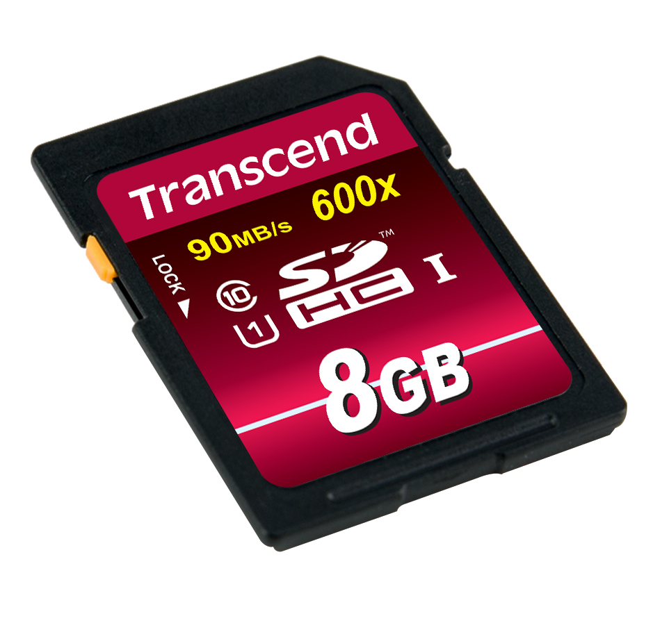 Transcend Ultimate - Flash-Speicherkarte - 8 GB - UHS-I, Ansicht 4