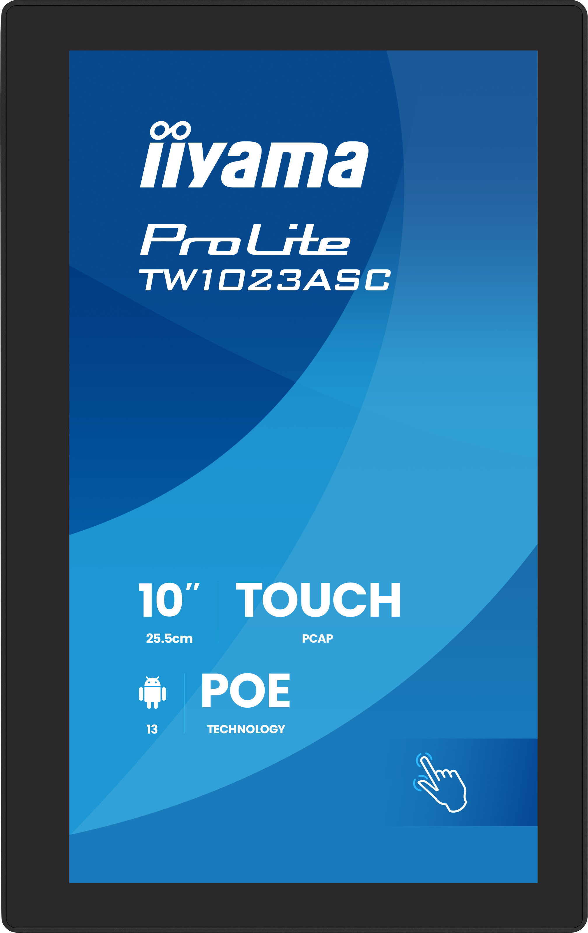 Iiyama ProLite TW1023ASC-B3P - Android-PC - Touchscreen-PC - 1 RK3568 - RAM 4 GB - SSD - 1GbE - WLAN, Bluetooth - 10.1, Ansicht 4