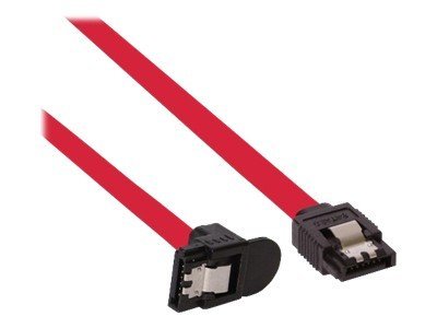 InLine - SATA-Kabel - Serial ATA 150/300/600 - SATA zu SATA - 1 m - 90° Stecker